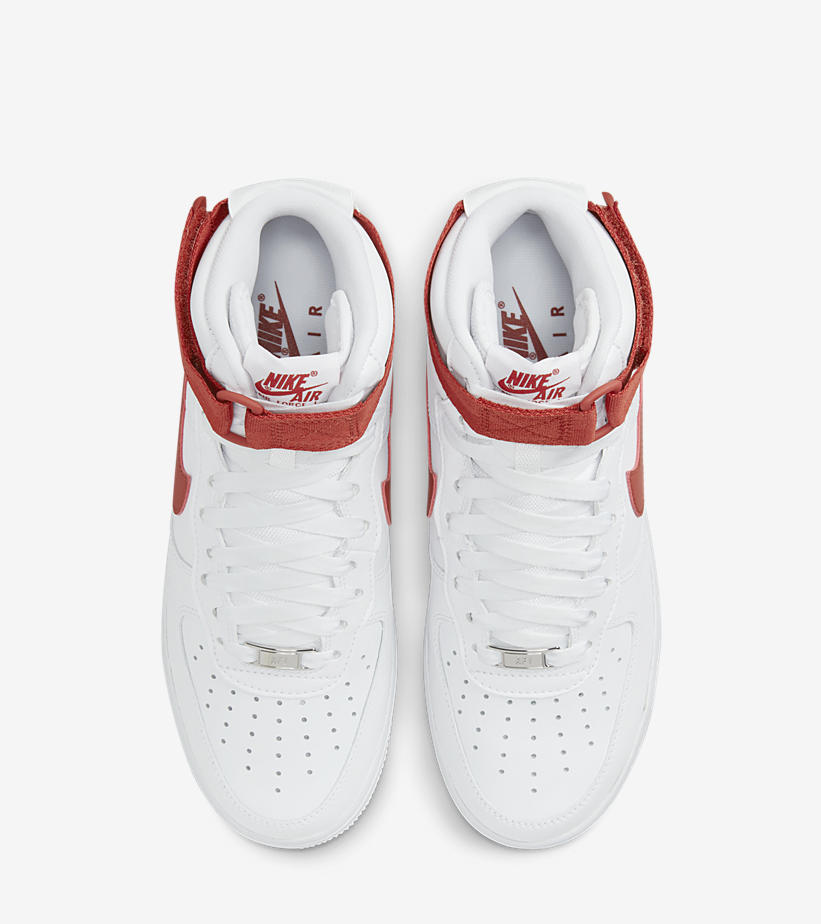 2022年 発売予定！ナイキ ウィメンズ エア フォース 1 ハイ “ホワイト/シナバー” (NIKE WMNS AIR FORCE 1 HIGH “White/Cinnabar”) [DD9624-102]