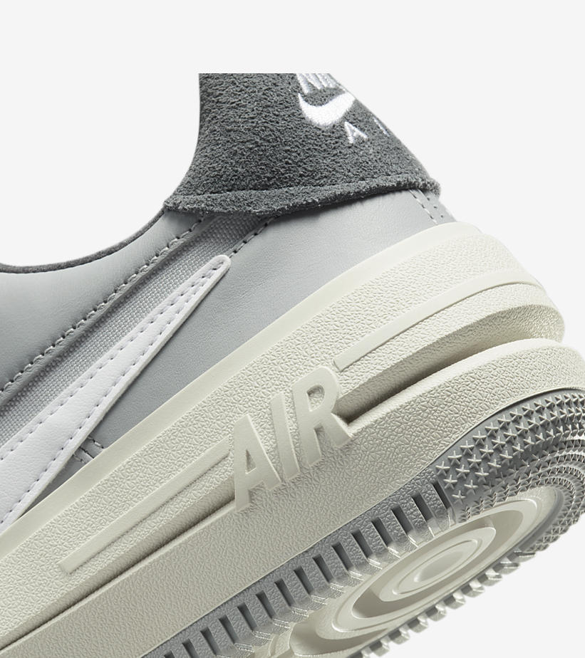 【国内 10/16 発売】ナイキ エア フォース 1 ロー プラットフォーム “グレー/ホワイト” (NIKE AIR FORCE 1 LOW PLTAFORM/PLT.AF.ORM “Grey/White”) [DZ4985-097]