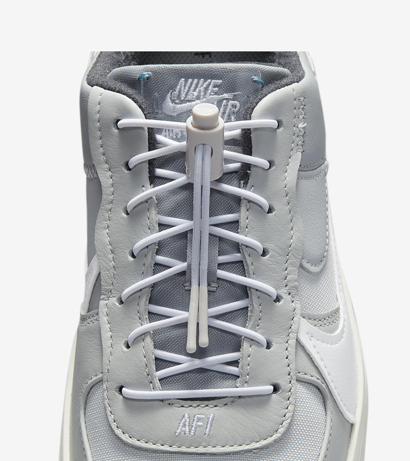 【国内 10/16 発売】ナイキ エア フォース 1 ロー プラットフォーム “グレー/ホワイト” (NIKE AIR FORCE 1 LOW PLTAFORM/PLT.AF.ORM “Grey/White”) [DZ4985-097]