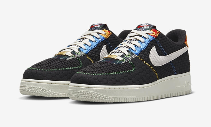 2022年 発売予定！ナイキ エア フォース 1 ロー "マルチマテリアル/ブラック" (NIKE AIR FORCE 1 LOW "Multi-Material/Black") [DZ4855-001]