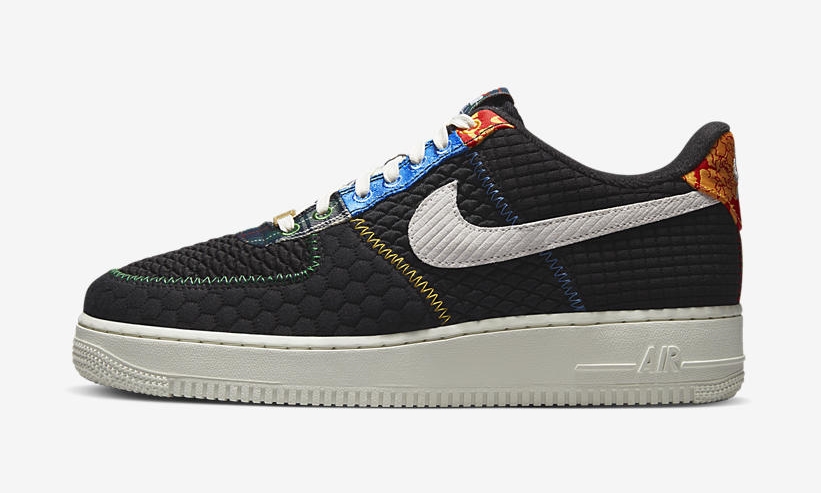 2022年 発売予定！ナイキ エア フォース 1 ロー “マルチマテリアル/ブラック” (NIKE AIR FORCE 1 LOW “Multi-Material/Black”) [DZ4855-001]