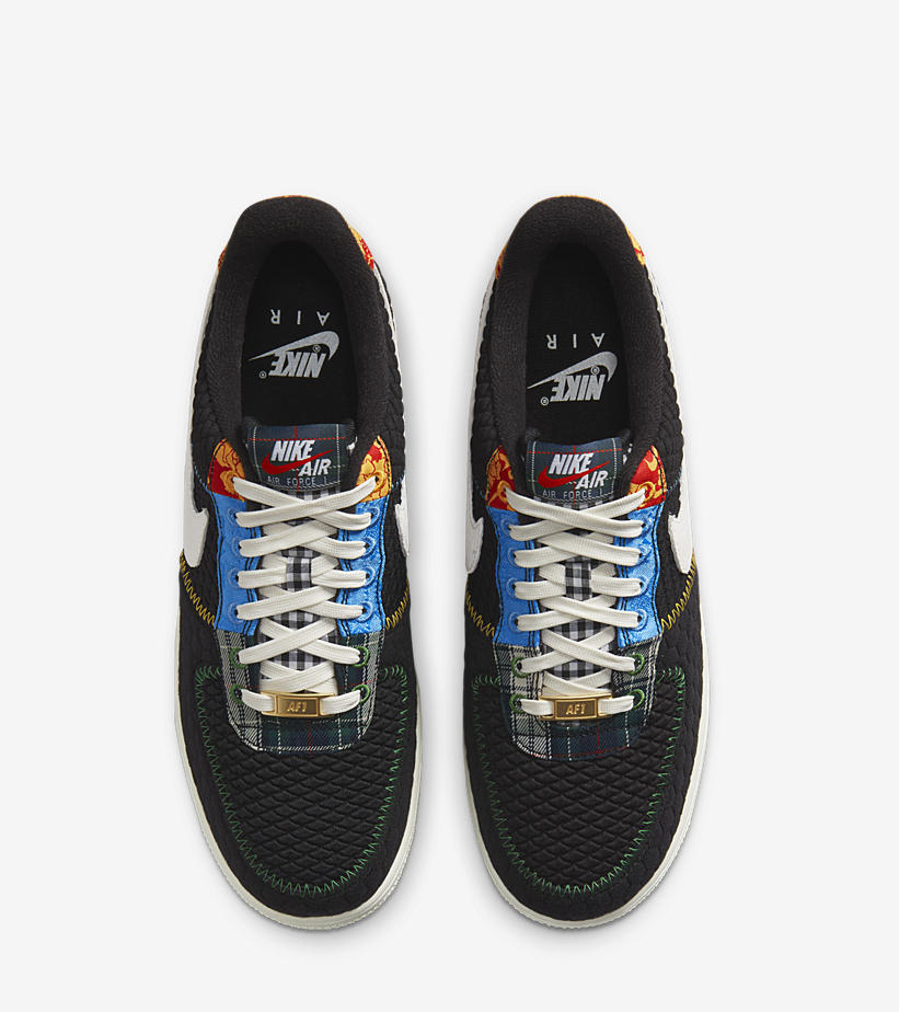 2022年 発売予定！ナイキ エア フォース 1 ロー “マルチマテリアル/ブラック” (NIKE AIR FORCE 1 LOW “Multi-Material/Black”) [DZ4855-001]