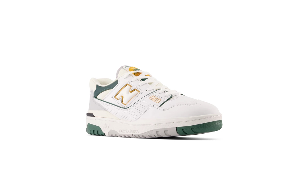 【国内 10/14 発売】New Balance BB550 PWC “White/Nightwatch Green” (ニューバランス)