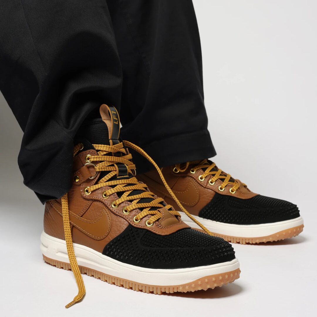 ナイキ ルナ フォース 1 ダックブーツ "エールブラウン" (NIKE LUNAR FORCE 1 DUCKBOOT "Ale Brown") [805899-202]