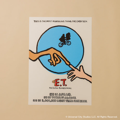 映画「E.T.」40周年 × NAIJEL GRAPH コラボが「ビームスT 原宿/博多」にて9/16 発売 (イーティー ビームス)