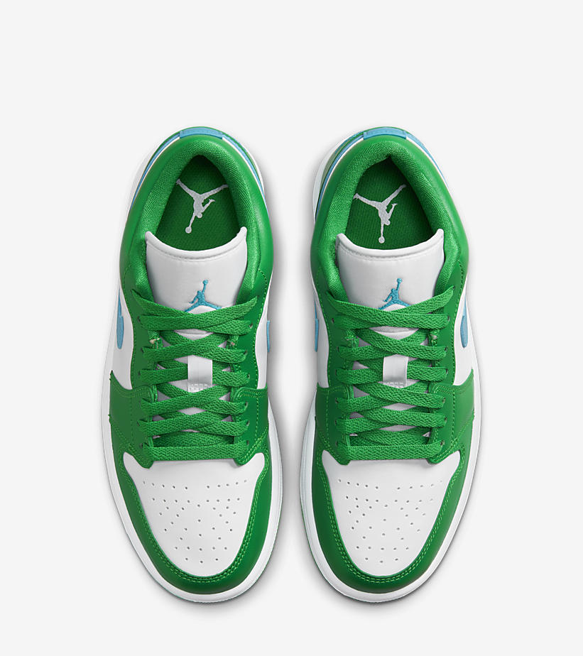 【国内 4/15 発売】ナイキ ウィメンズ エア ジョーダン 1 ロー “グリーン/ホワイト/ティールブルー” (NIKE WMNS AIR JORDAN 1 LOW “Green/White/Teal Blue”) [DC0774-304]