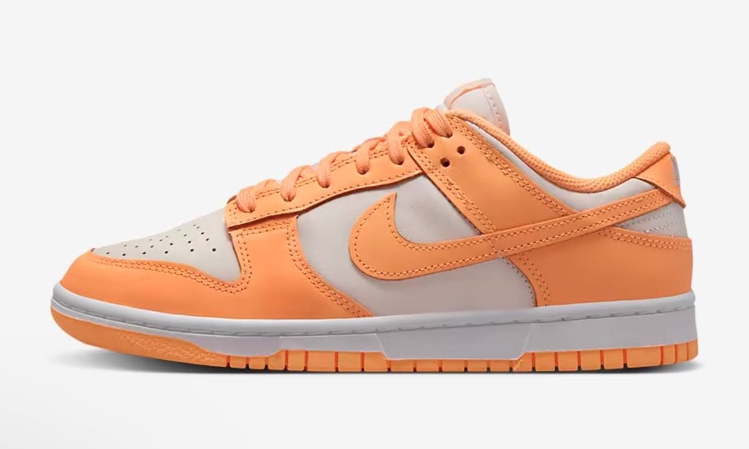 【国内 9/19 発売】ナイキ ウィメンズ ダンク ロー “ピーチクリーム/ホワイト” (NIKE WMNS DUNK LOW “Peach Cream/White”) [DD1503-801]