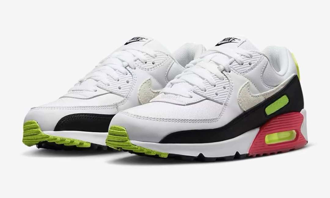 【国内 9/17 発売】ナイキ エア マックス 90 “ホワイト/ボルト/ラッシュピンク” (NIKE AIR MAX 90 “White/Volt/Rush Pink”) [DQ4071-100]