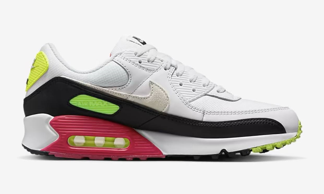 【国内 9/17 発売】ナイキ エア マックス 90 “ホワイト/ボルト/ラッシュピンク” (NIKE AIR MAX 90 “White/Volt/Rush Pink”) [DQ4071-100]