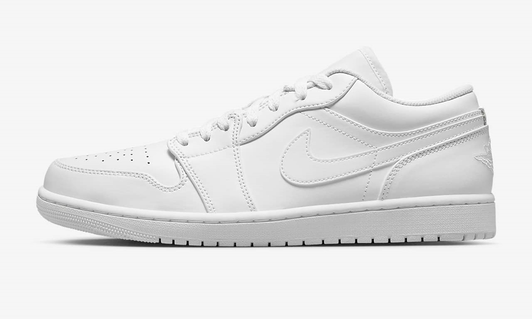 【国内 9/17 発売】ナイキ エア ジョーダン 1 ロー “トリプルホワイト” (NIKE AIR JORDAN 1 LOW “Triple White”) [553558-136]