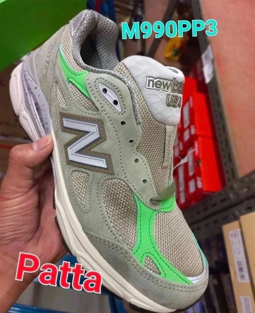 【国内 10/7 発売】Patta x New Balance M990v3 PP3 (パタ ニューバランス)