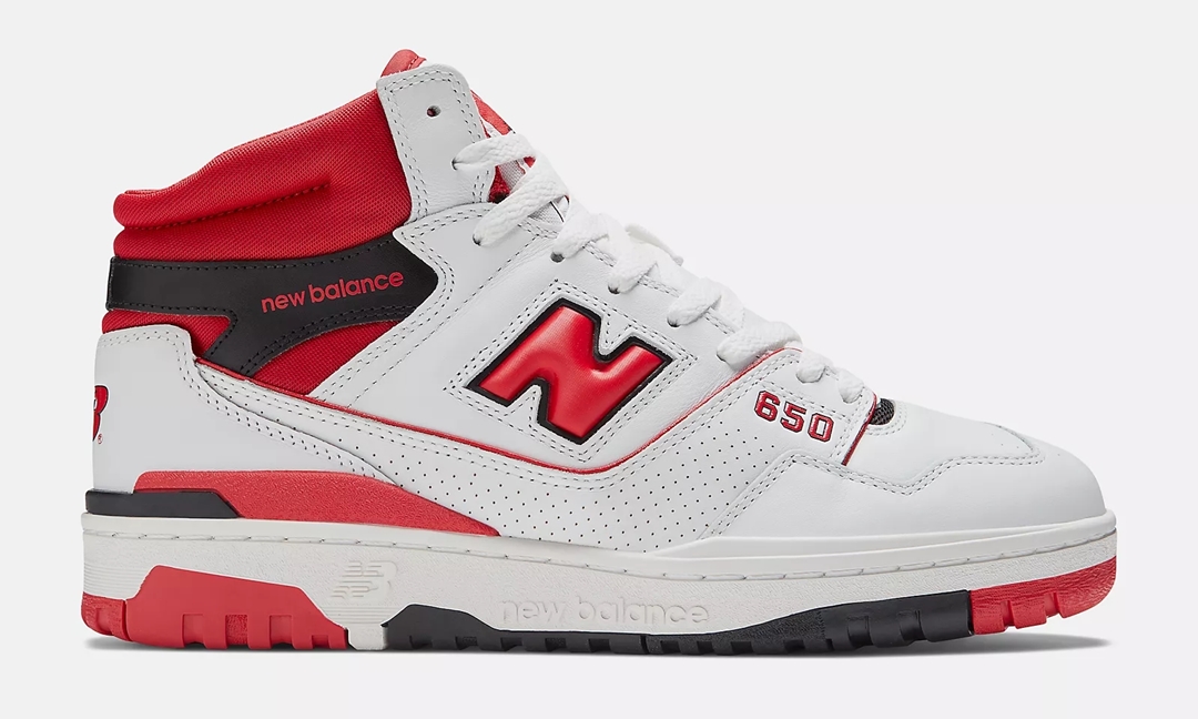 【国内 9/15 発売】New Balance BB650 RWR “White/Red” (ニューバランス)