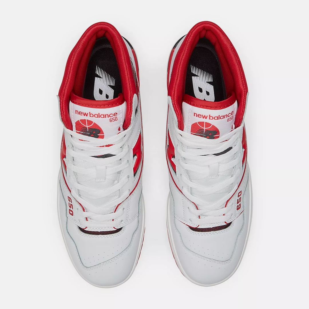 【国内 9/15 発売】New Balance BB650 RWR “White/Red” (ニューバランス)