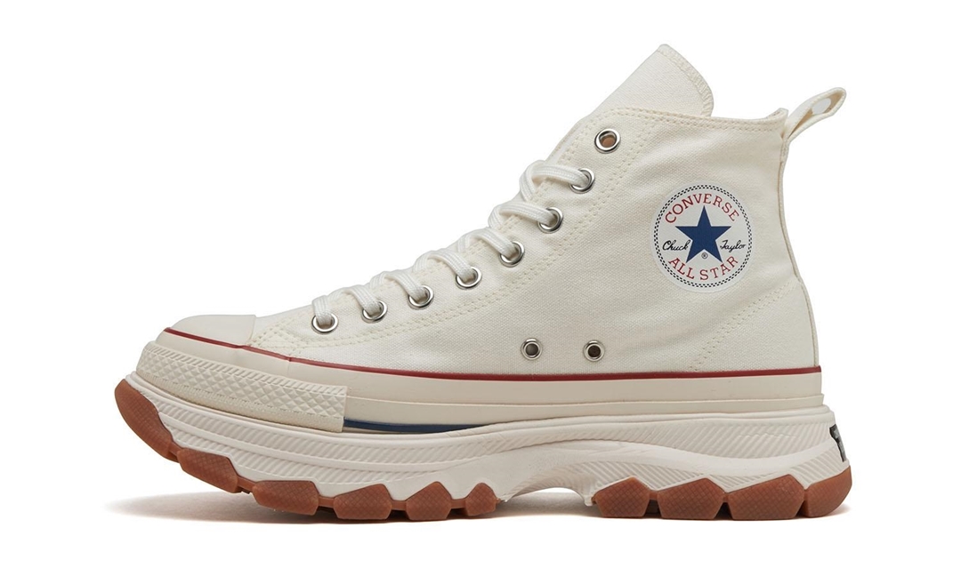 【国内 9/16 発売】トレッキングシューズをモチーフとしたアウトソールをオールスターに合体させた CONVERSE ALL STAR 100 TREKWAVE OX/HI (コンバース オールスター トレックウェーブ)