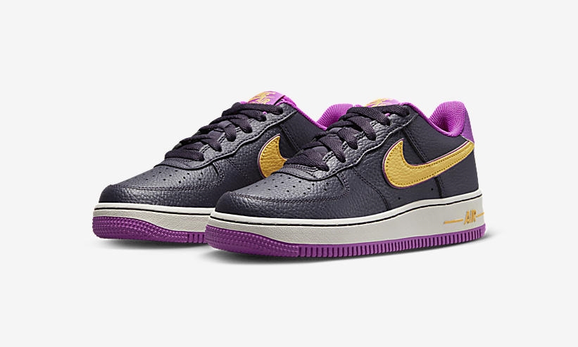 2022年 発売予定！ナイキ GS エア フォース 1 ロー "レイカーズオルタネイト" (NIKE GS AIR FORCE 1 LOW "Lakers Alternate") [DX5805-500]