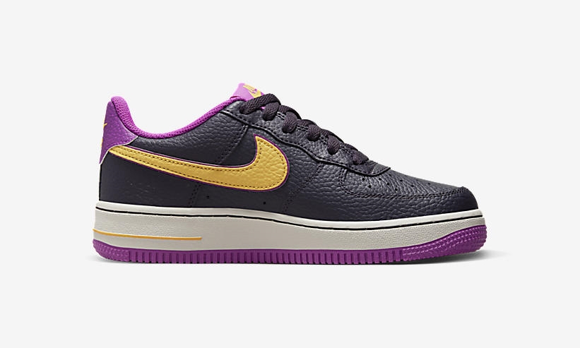 2022年 発売予定！ナイキ GS エア フォース 1 ロー “レイカーズオルタネイト” (NIKE GS AIR FORCE 1 LOW “Lakers Alternate”) [DX5805-500]