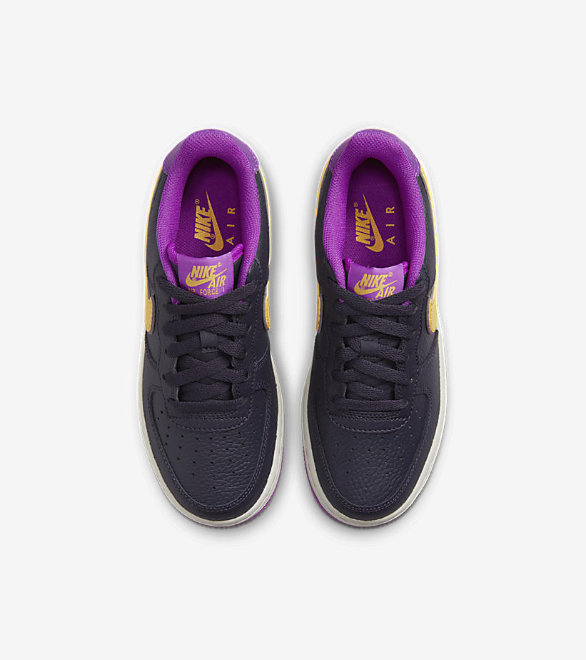 2022年 発売予定！ナイキ GS エア フォース 1 ロー “レイカーズオルタネイト” (NIKE GS AIR FORCE 1 LOW “Lakers Alternate”) [DX5805-500]