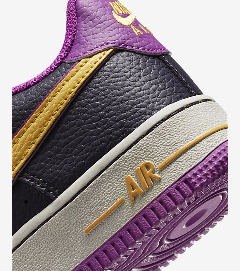 2022年 発売予定！ナイキ GS エア フォース 1 ロー “レイカーズオルタネイト” (NIKE GS AIR FORCE 1 LOW “Lakers Alternate”) [DX5805-500]