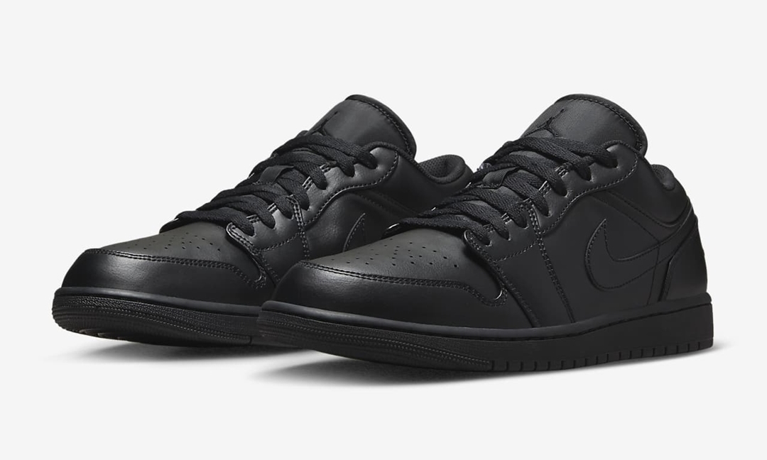 海外発売！ナイキ エア ジョーダン 1 ロー “トリプルブラック” (NIKE AIR JORDAN 1 LOW “Triple Black”) [553558-093]