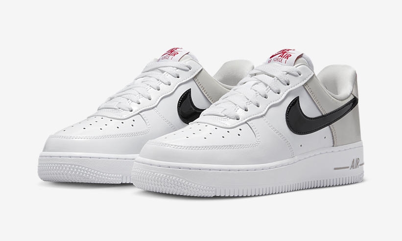 2022年 発売予定！ナイキ エア フォース 1 ロー “パテントスウッシュ/ホワイト” (NIKE AIR FORCE 1 LOW “Patent Swoosh/White”) [DQ7570-001]