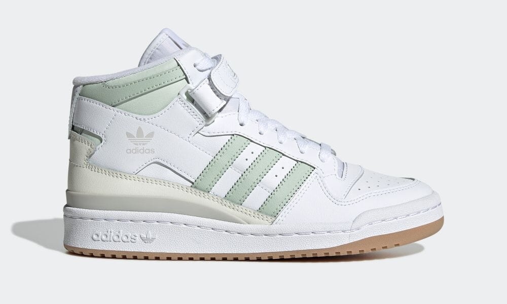 【国内 9/15 発売】adidas Originals FORUM MID “White/Linen Green/Gum” (アディダス オリジナルス フォーラム ミッド “ホワイト/リネングリーン/ガム”) [GX4578]