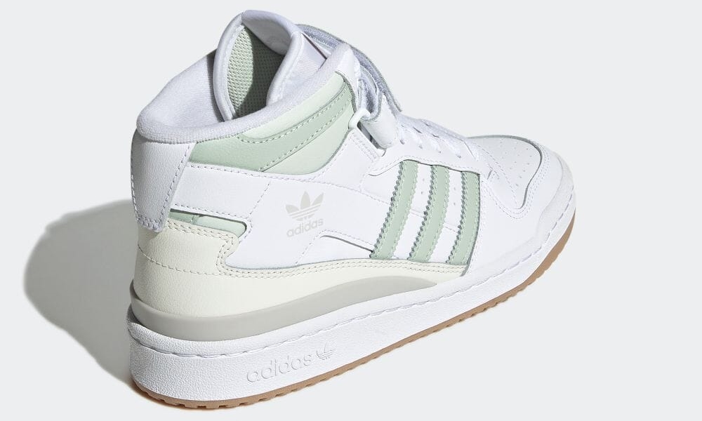 【国内 9/15 発売】adidas Originals FORUM MID “White/Linen Green/Gum” (アディダス オリジナルス フォーラム ミッド “ホワイト/リネングリーン/ガム”) [GX4578]