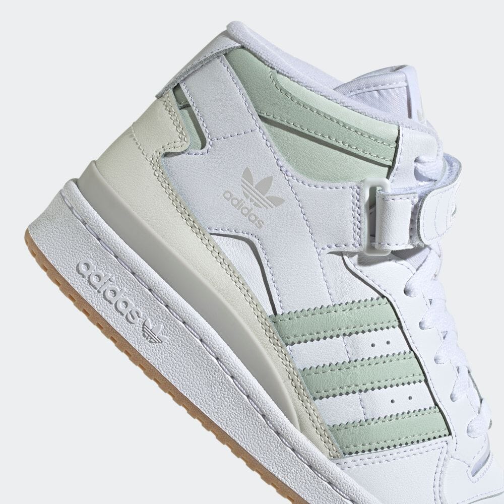 【国内 9/15 発売】adidas Originals FORUM MID “White/Linen Green/Gum” (アディダス オリジナルス フォーラム ミッド “ホワイト/リネングリーン/ガム”) [GX4578]