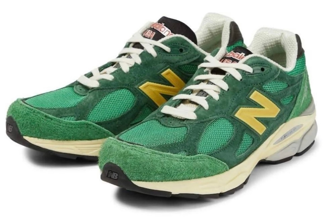 【国内 3/30 発売】New Balance M990v3 GG3 “Green/Yellow” Made in USA (ニューバランス メイドインUSA)