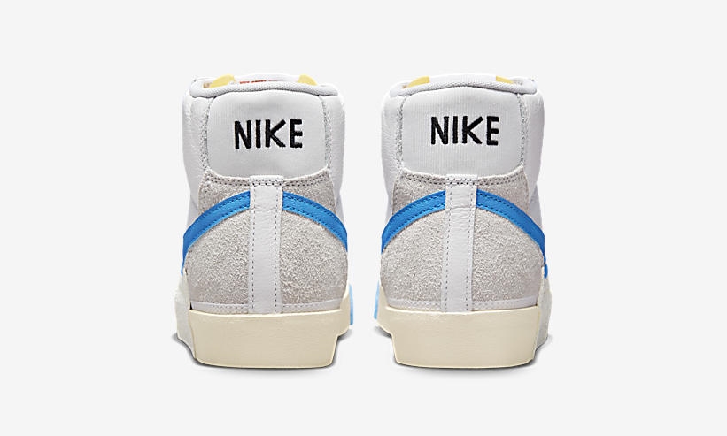 2022年 発売予定！ナイキ ブレーザー ミッド 77 “リマースタード/ホワイト/フォトブルー” (NIKE BLAZER MID 77 “Remastered/White/Photo Blue”) [DQ7673-102]