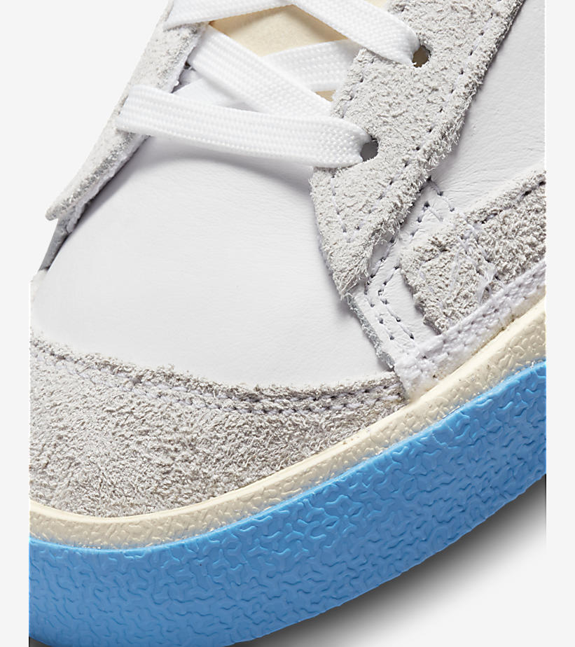 2022年 発売予定！ナイキ ブレーザー ミッド 77 “リマースタード/ホワイト/フォトブルー” (NIKE BLAZER MID 77 “Remastered/White/Photo Blue”) [DQ7673-102]