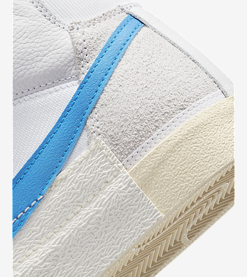 2022年 発売予定！ナイキ ブレーザー ミッド 77 “リマースタード/ホワイト/フォトブルー” (NIKE BLAZER MID 77 “Remastered/White/Photo Blue”) [DQ7673-102]