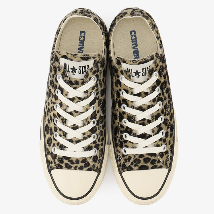 【国内 9/16 発売】レパード柄の起毛素材を採用した CONVERSE ALL STAR LEOPARDFUR OX/HI (コンバース オールスター レパードファー)