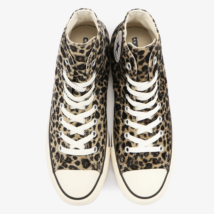 【国内 9/16 発売】レパード柄の起毛素材を採用した CONVERSE ALL STAR LEOPARDFUR OX/HI (コンバース オールスター レパードファー)