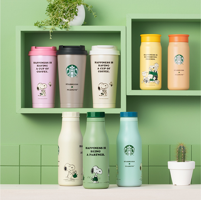 STARBUCKS × PEANUTS 初コラボが9/28、10/5 発売 (スターバックス スタバ ピーナッツ スヌーピー)