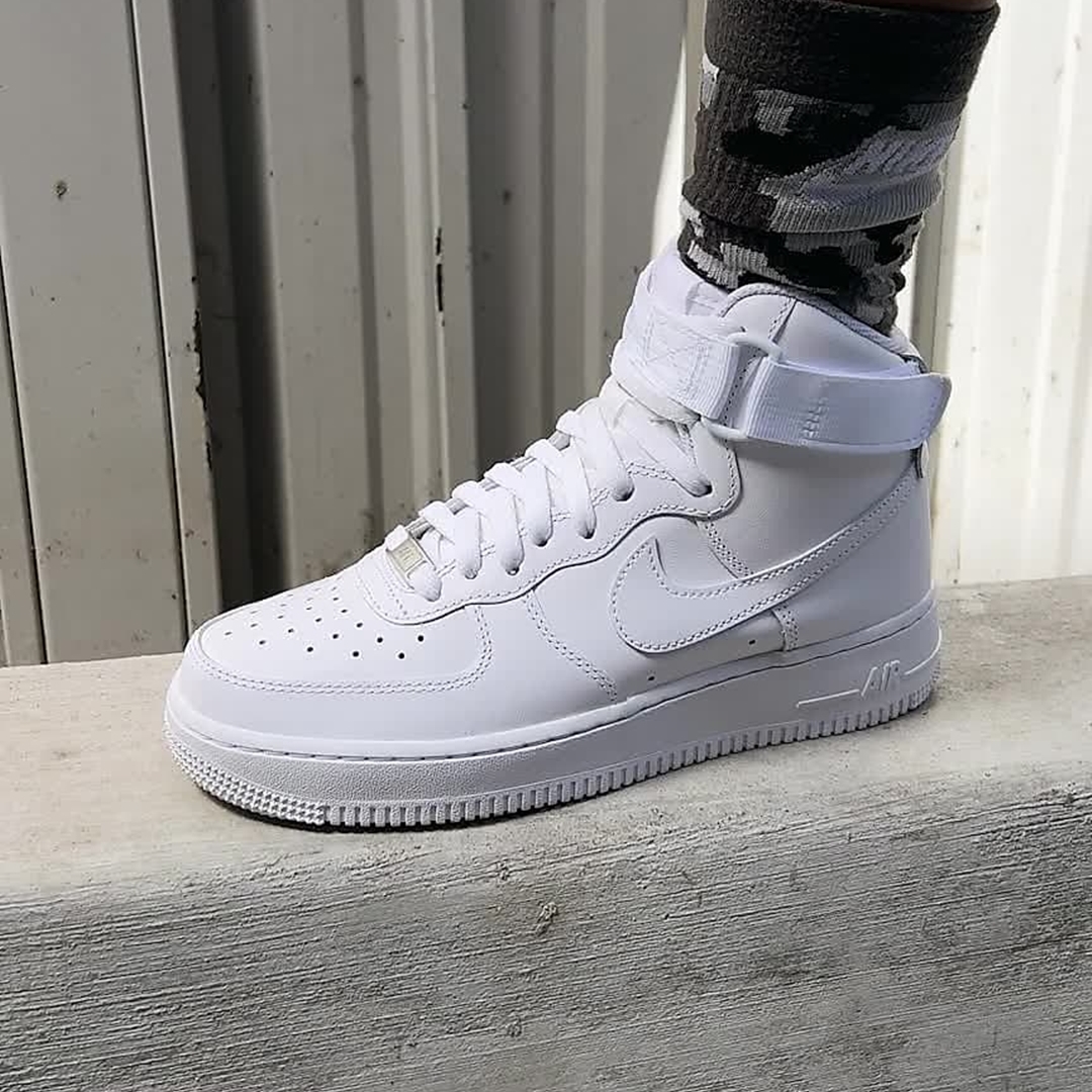 海外発売！ナイキ ウィメンズ エア フォース 1 ハイ “トリプルホワイト” (NIKE WMNS AIR FORCE 1 HIGH “Triple White”) [DD9624-100]