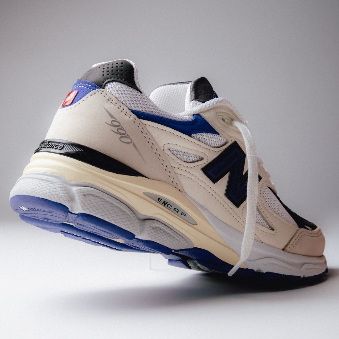 【国内 11/23 発売】New Balance M990v3 WB3 “White/Blue” Made in USA (ニューバランス メイドインUSA)