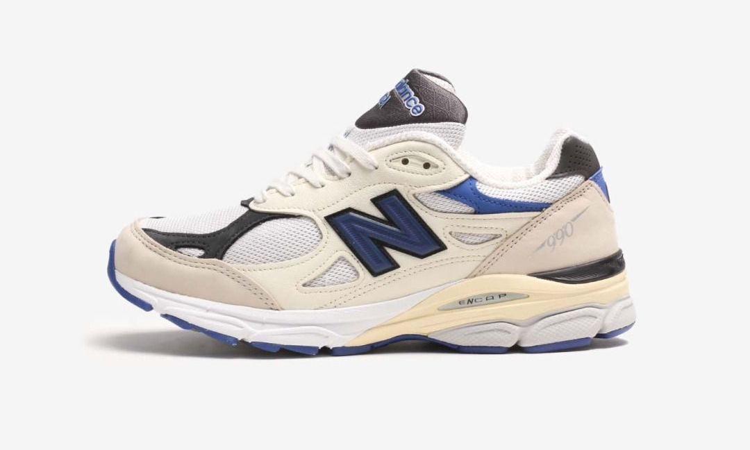 【国内 11/23 発売】New Balance M990v3 WB3 “White/Blue” Made in USA (ニューバランス メイドインUSA)