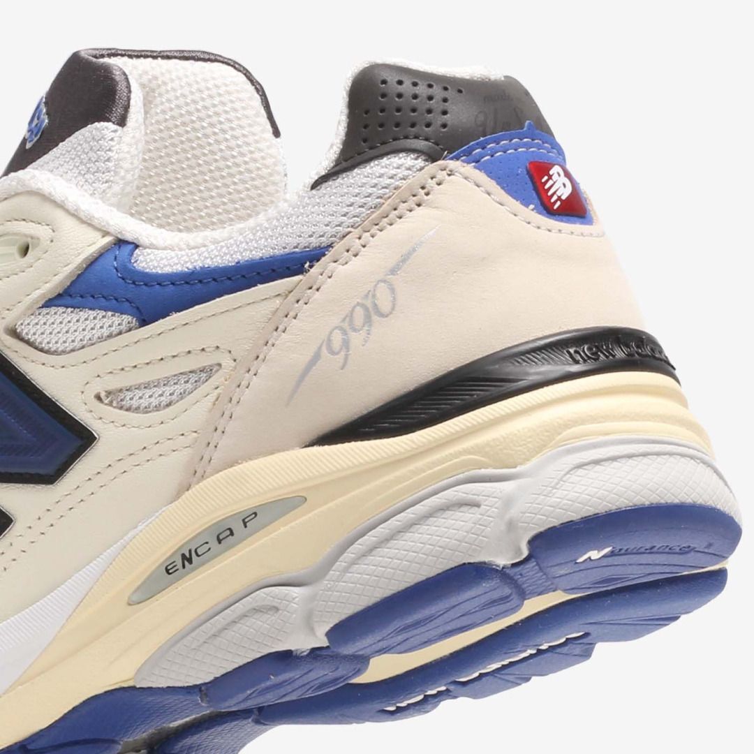 【国内 11/23 発売】New Balance M990v3 WB3 “White/Blue” Made in USA (ニューバランス メイドインUSA)