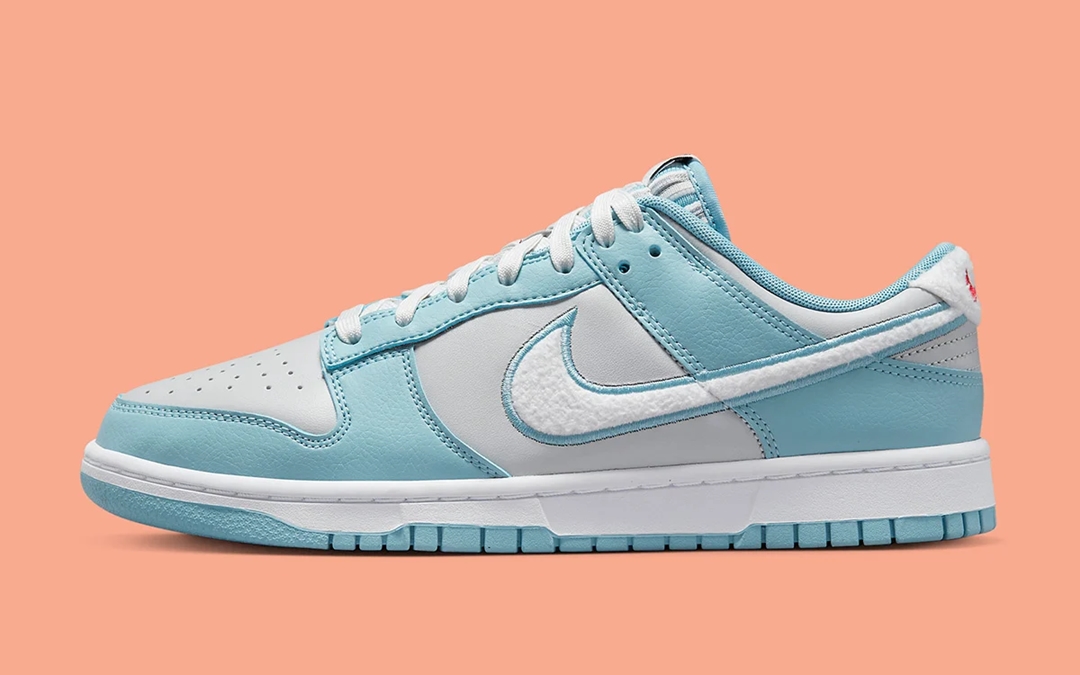 2022年 発売予定！ナイキ ダンク ロー “ファースウッシュ/グレー/ブルー” (NIKE DUNK LOW “Fur Swoosh/Grey/Blue”)