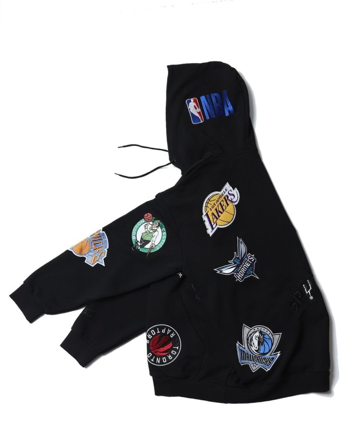 NBA × FREAK’S STORE コラボ チームロゴワッペンを贅沢にデザイン (エヌビーエー フリークスストア)