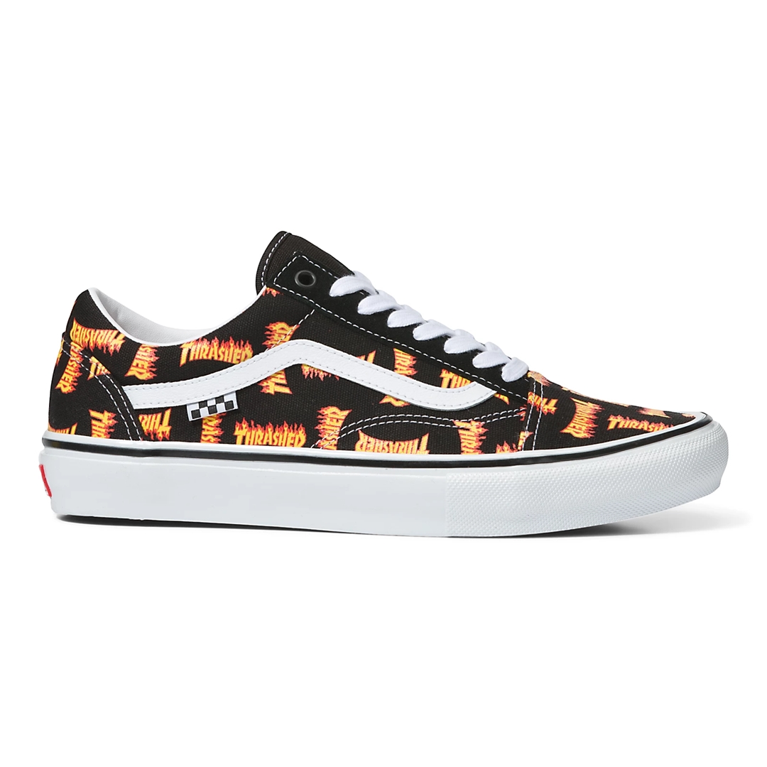 【国内 10/8 発売】VANS EXCLUSIVE X THRASHER OLD SKOOL “Black/Multi” (バンズ スラッシャー オールドスクール)