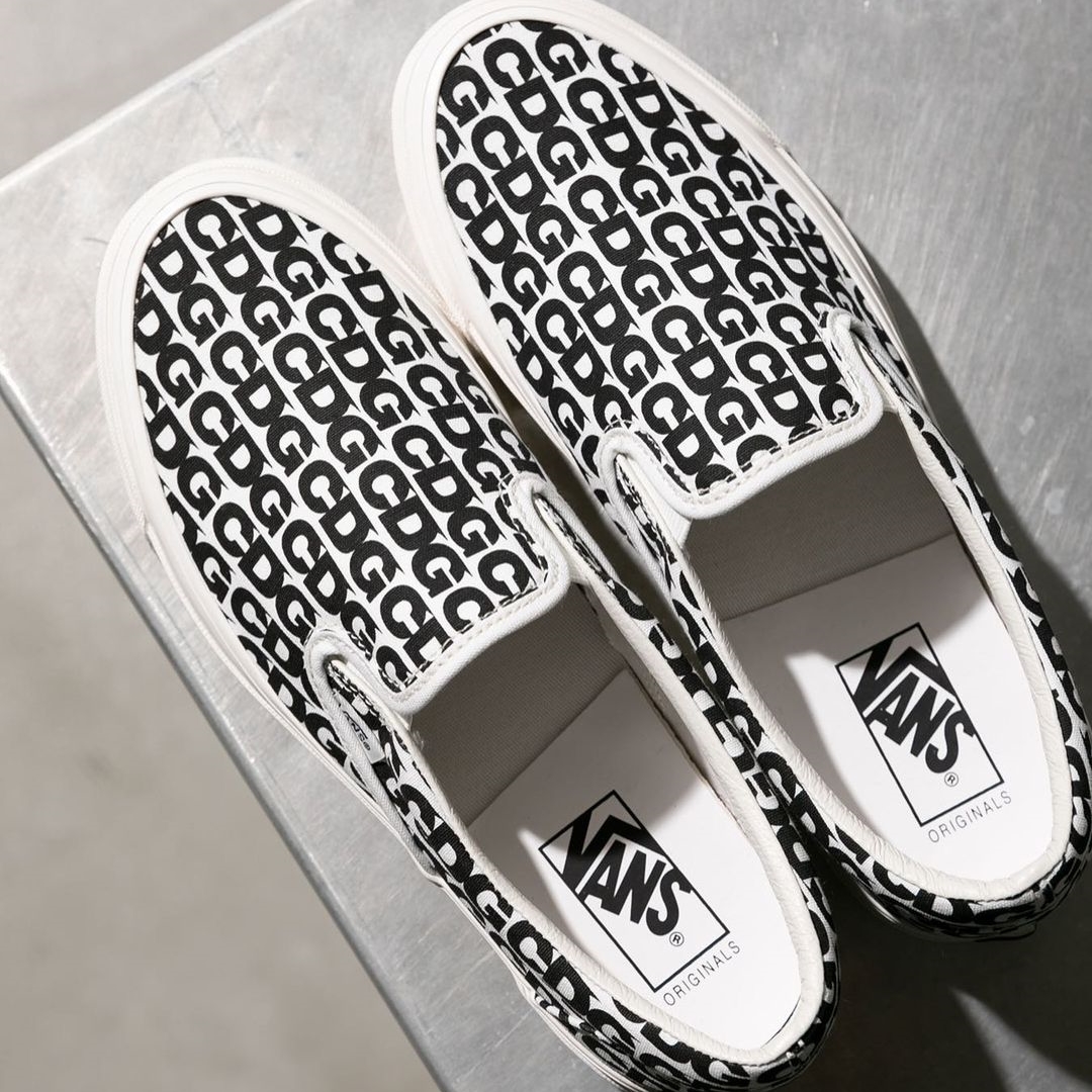 2022 F/W CDG × VANS SLIP-ON “White” (コム デ ギャルソン バンズ スリッポン “ホワイト” 2022年 秋冬)