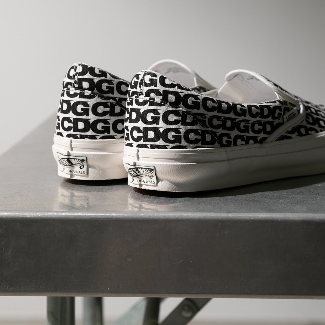 2022 F/W CDG × VANS SLIP-ON “White” (コム デ ギャルソン バンズ スリッポン “ホワイト” 2022年 秋冬)