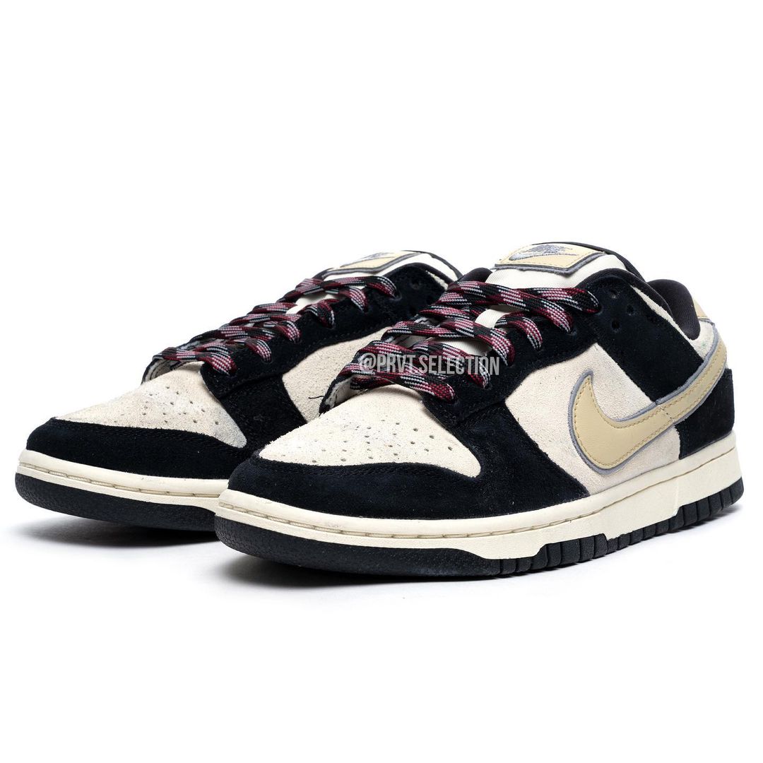 【国内 1/17 発売】ナイキ ダンク ロー LX “ブラックスエード” (NIKE DUNK LOW LX “Black Suede”) [DV3054-001]