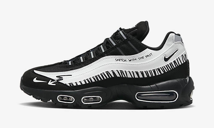 2022年 発売予定！ナイキ エア マックス 95 “スケッチ/ホワイト/ブラック” (NIKE AIR MAX 95 “Sketch/White/Black”) [DX4615-100]