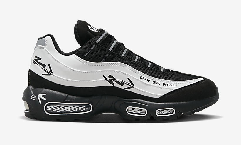 2022年 発売予定！ナイキ エア マックス 95 “スケッチ/ホワイト/ブラック” (NIKE AIR MAX 95 “Sketch/White/Black”) [DX4615-100]