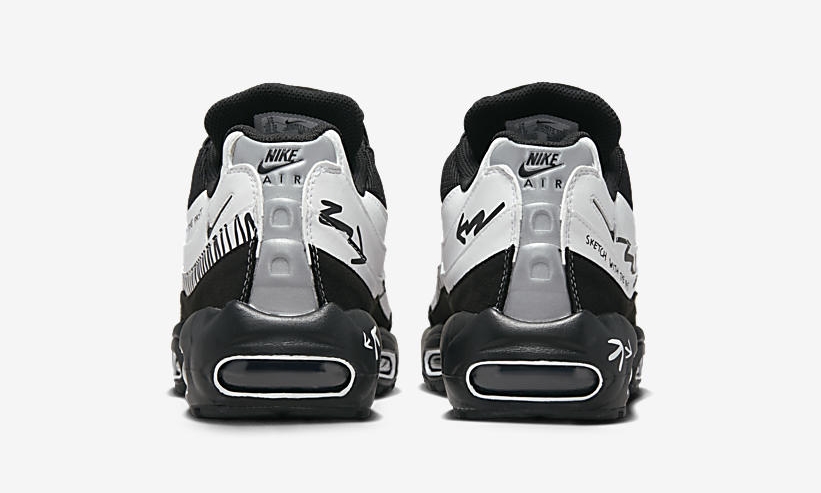 2022年 発売予定！ナイキ エア マックス 95 “スケッチ/ホワイト/ブラック” (NIKE AIR MAX 95 “Sketch/White/Black”) [DX4615-100]