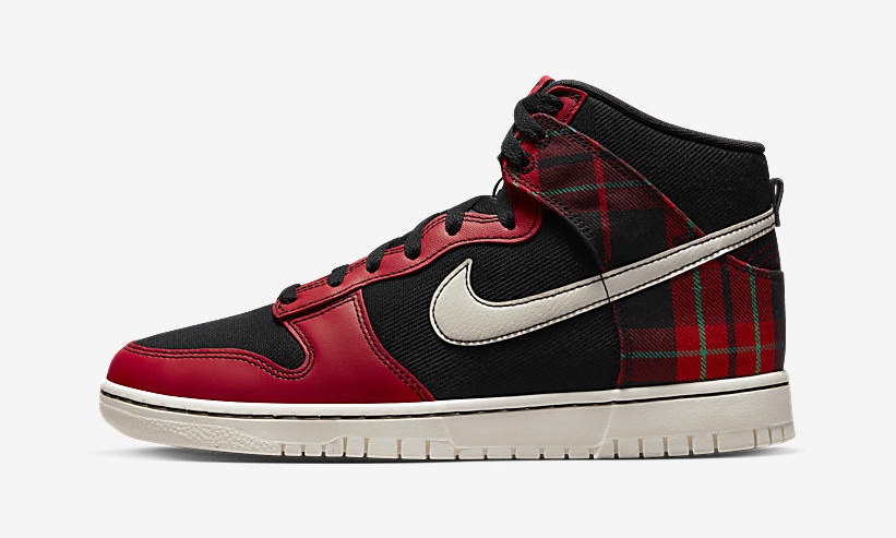 【国内 1/15 発売】ナイキ ダンク ハイ SE “レッドタータン” (NIKE DUNK HIGH SE “Red Tartan”) [DV0826-001]