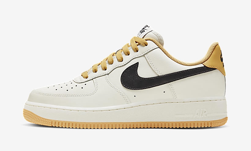 海外発売！ナイキ エア フォース 1 07 ロー “セイル/ブラック” (NIKE AIR FORCE 1 07 LOW “Sail/Black”) [FD9063-101]