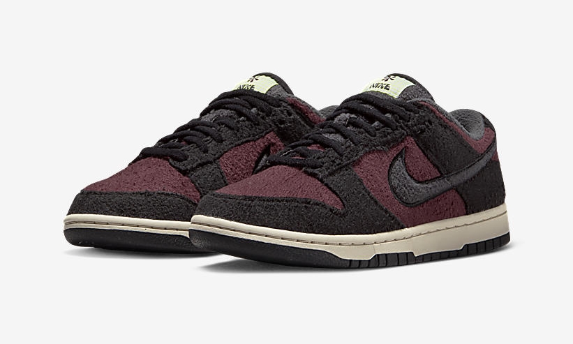 海外 10/25 発売予定！ナイキ ダンク ロー “フリース/バーガンディ” (NIKE DUNK LOW “Fleece/Burgundy”) [DQ7579-600]